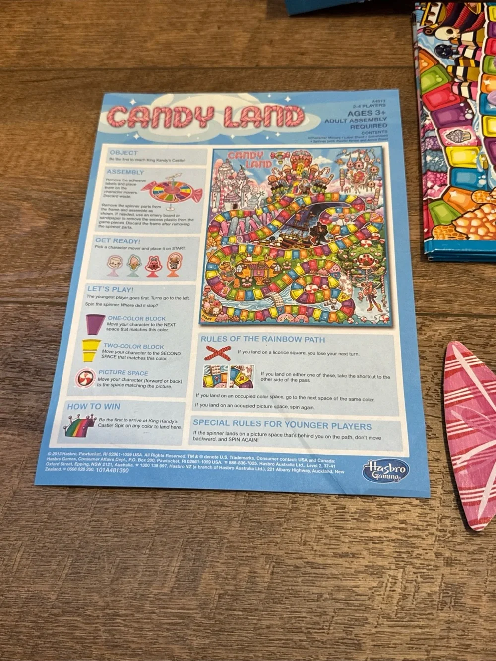 CANDY LAND Game 2013 Hasbro Made In The USA Complete Ages 3+